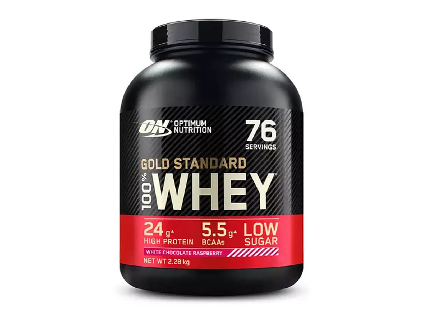 100% Whey Gold Standard  Chocolate Branco e Framboesa Optimum Nutrition  2