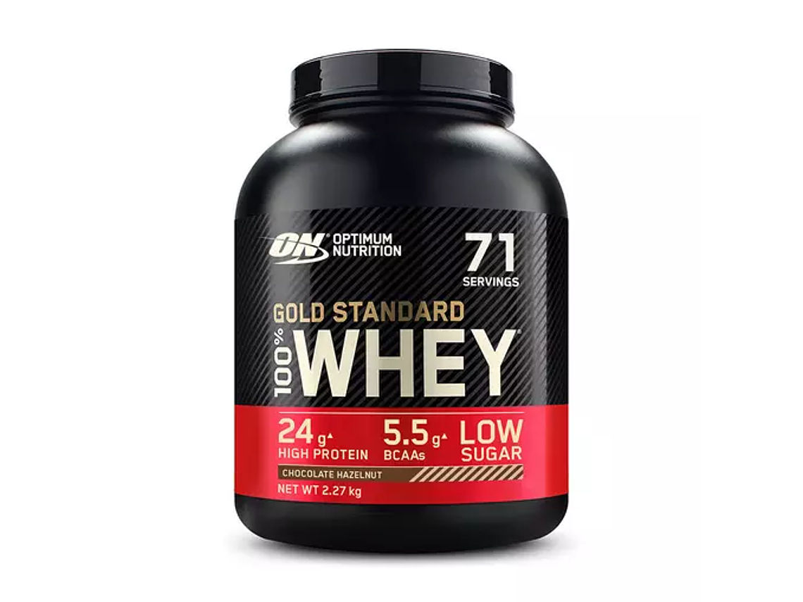 100% Whey Gold Standard  Chocolate e Avelã Optimum Nutrition 2