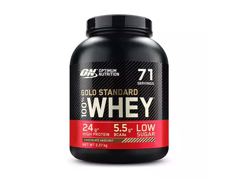 100% Whey Gold Standard  Chocolate e Avelã Optimum Nutrition 2