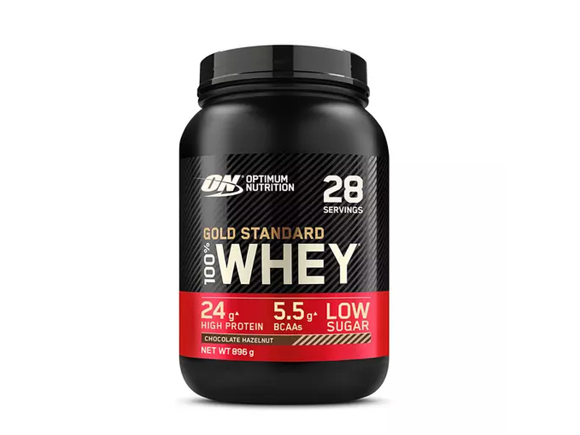 100% Whey Gold Standard  Chocolate e Avelã Optimum Nutrition 1