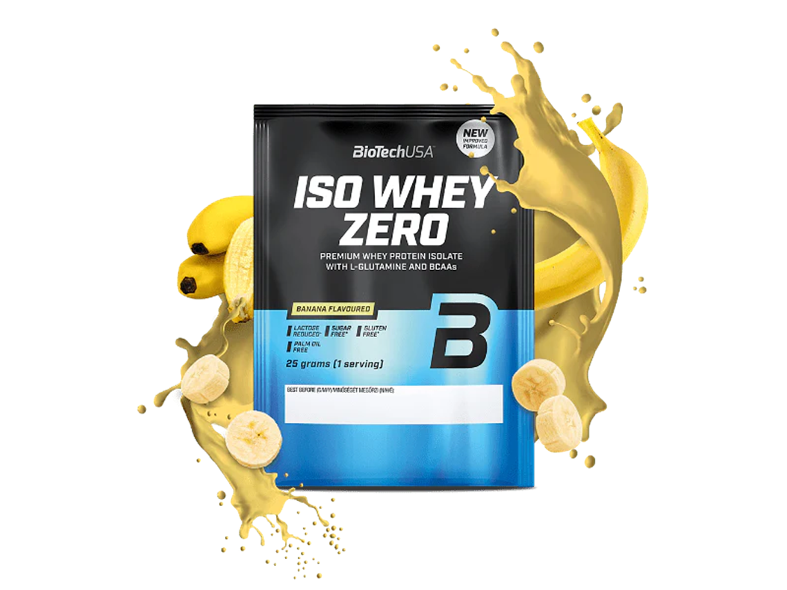 Iso Whey Zero proteína isolada BioTechUSA - 25 gr Dose individual  1