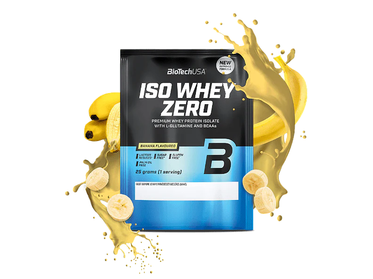 Iso Whey Zero proteína isolada BioTechUSA - 25 gr Dose individual  1
