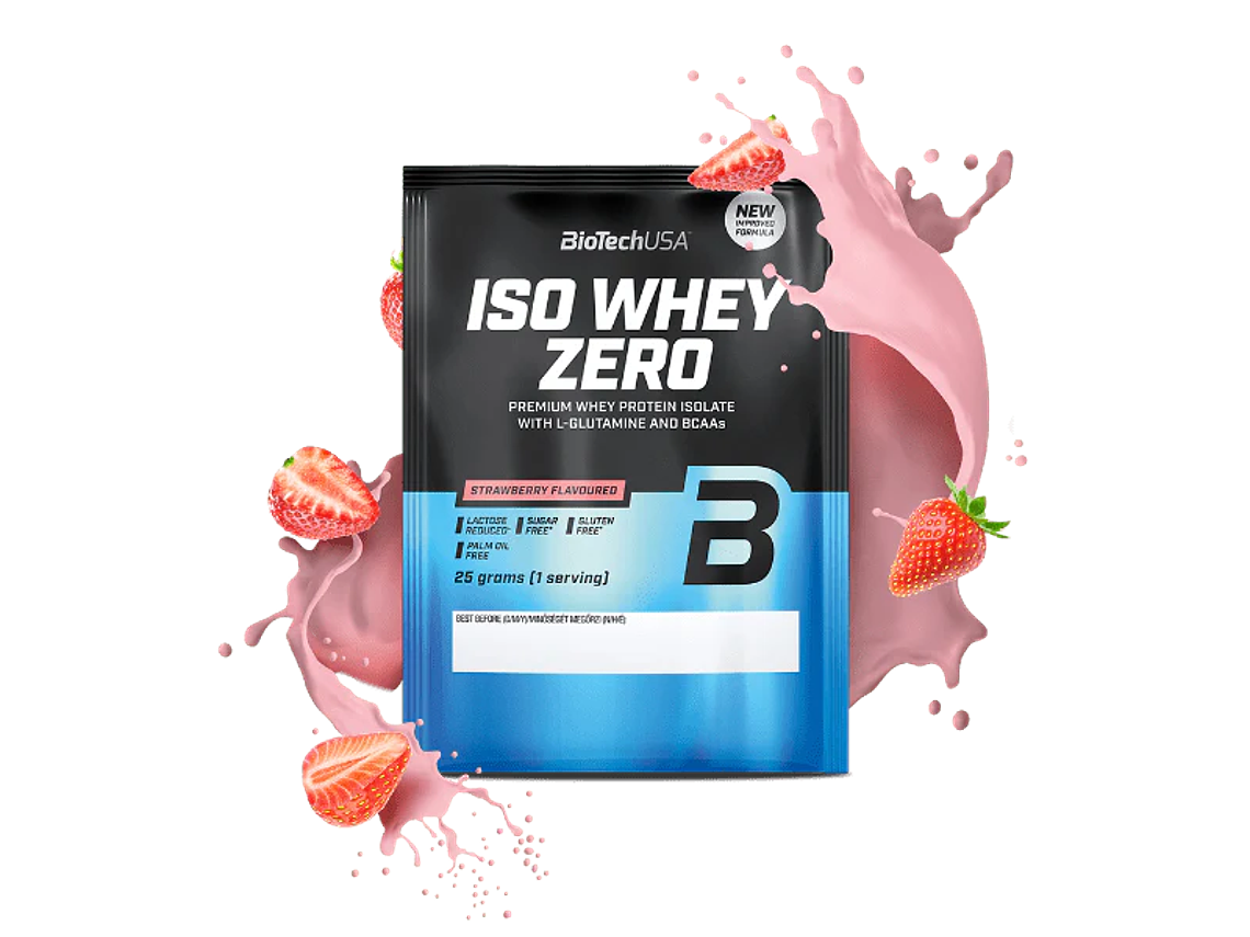 Iso Whey Zero proteína isolada BioTechUSA - 25 gr Dose individual  2