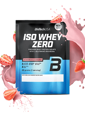 Iso Whey Zero proteína isolada BioTechUSA - 25 gr Dose individual 