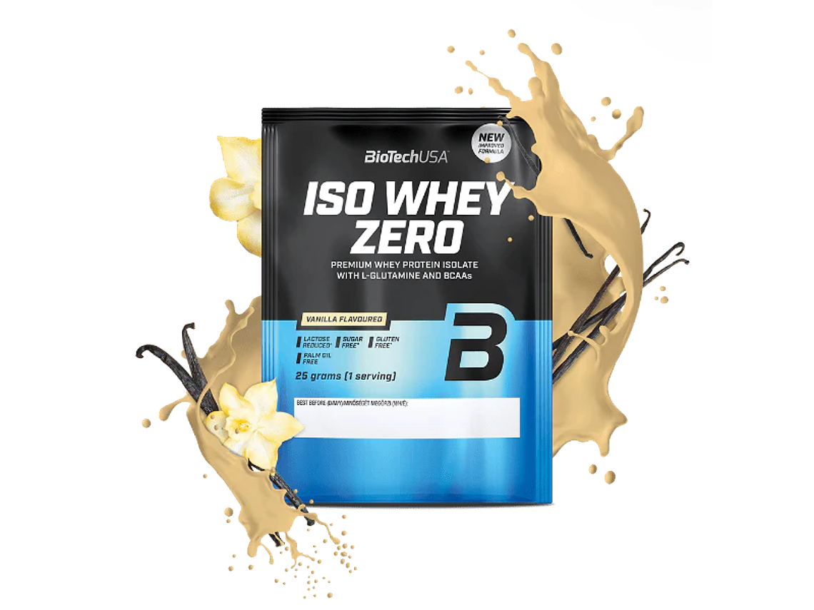 Iso Whey Zero proteína isolada BioTechUSA - 25 gr Dose individual  6