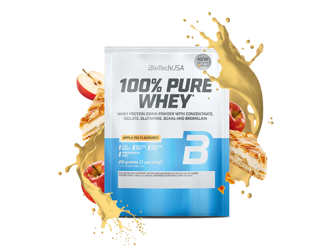 100% Pure Whey proteína concentrada BioTechUSA - 28 gr Dose individual  1