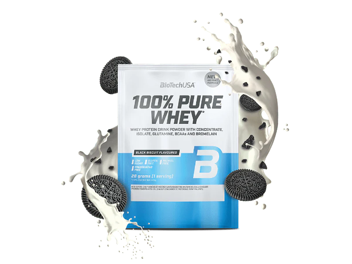 100% Pure Whey proteína concentrada BioTechUSA - 28 gr Dose individual  3