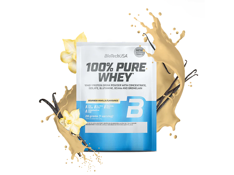 100% Pure Whey proteína concentrada BioTechUSA - 28 gr Dose individual  4