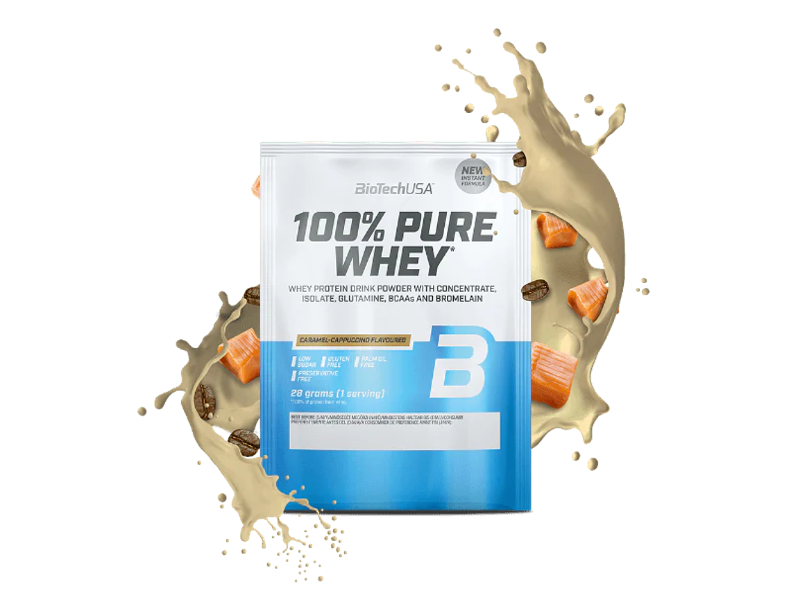 100% Pure Whey proteína concentrada BioTechUSA - 28 gr Dose individual  5