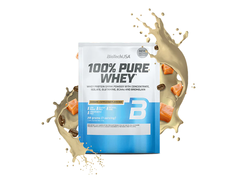 100% Pure Whey proteína concentrada BioTechUSA - 28 gr Dose individual  5