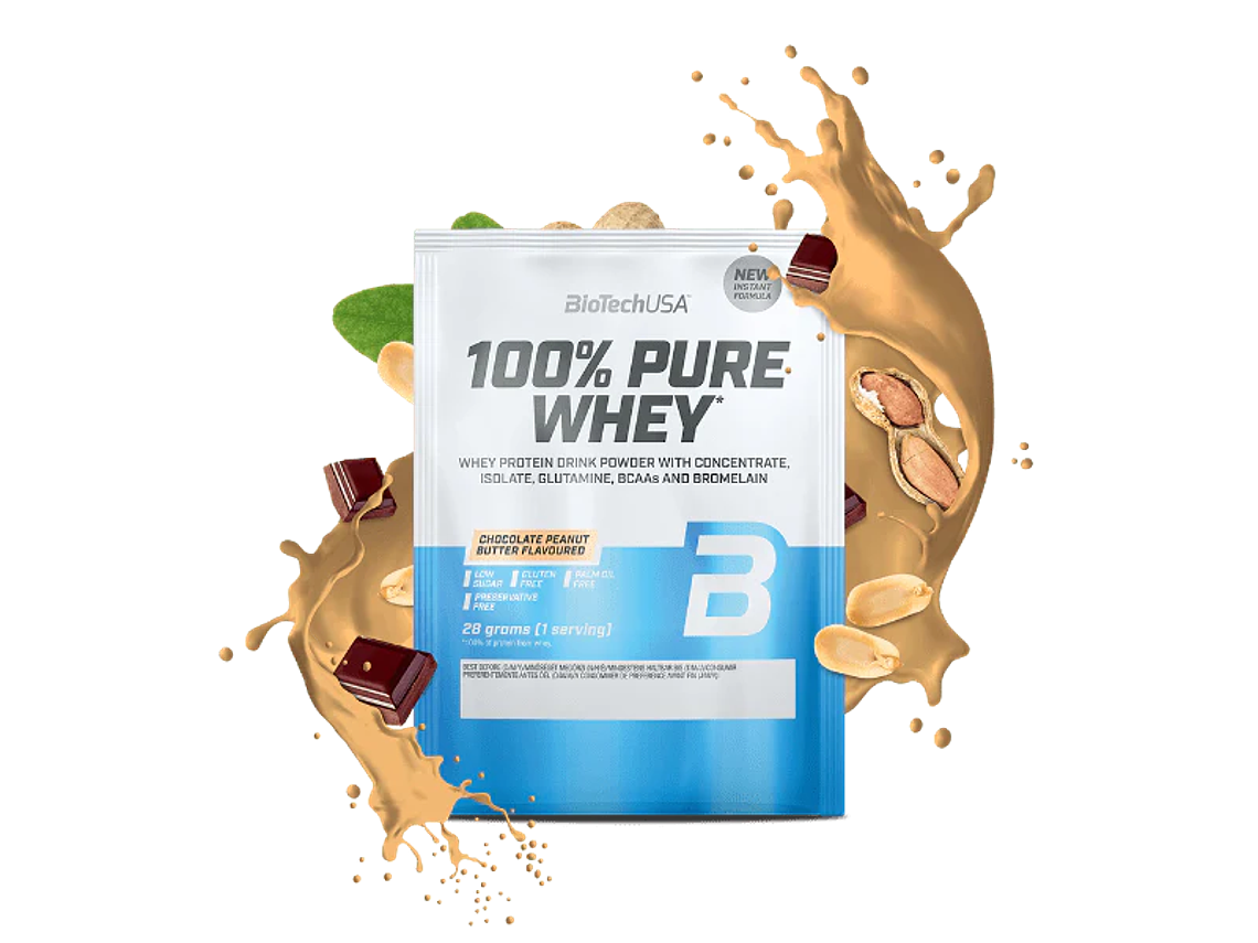 100% Pure Whey proteína concentrada BioTechUSA - 28 gr Dose individual  6