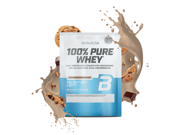 100% Pure Whey proteína concentrada BioTechUSA - 28 gr Dose individual  8