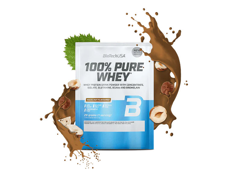100% Pure Whey proteína concentrada BioTechUSA - 28 gr Dose individual  10