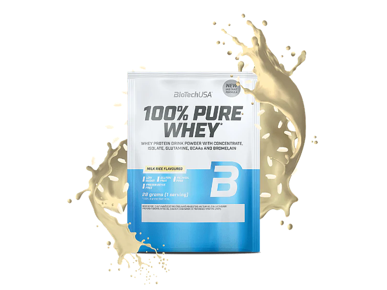 100% Pure Whey proteína concentrada BioTechUSA - 28 gr Dose individual  11