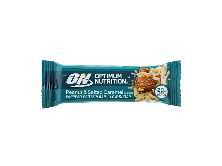 Whipped Protein Bar Amendoim e Caramelo Salgado 68 gr. Optimum Nutrition  1