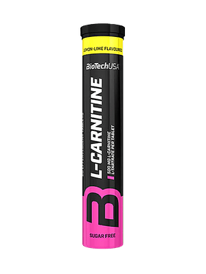 L-Carnitina efervescente Lima Limão 20 comprimidos BiotechUSA 