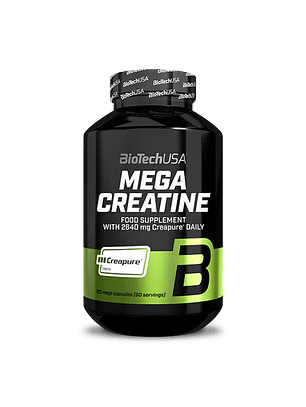 MEGA CREATINE CREAPURE 120 CÁPSULAS BiotechUSA