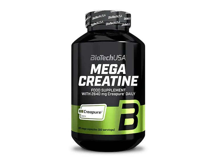 MEGA CREATINE CREAPURE 120 CÁPSULAS BiotechUSA 1