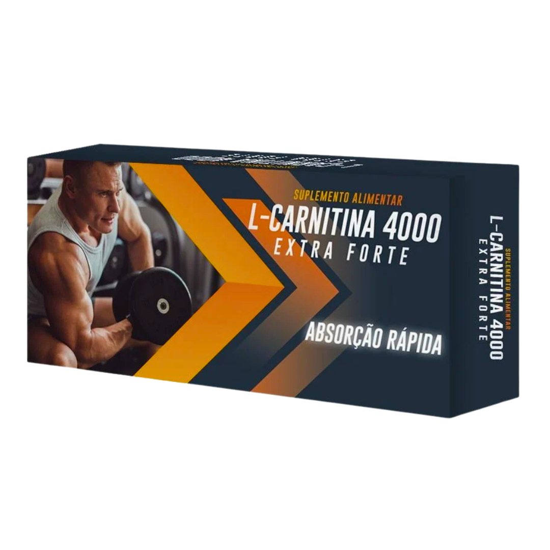 l carnitina 4000 L-Carnitina 4000 Extra Forte 20 Ampolas Novo Horizonte