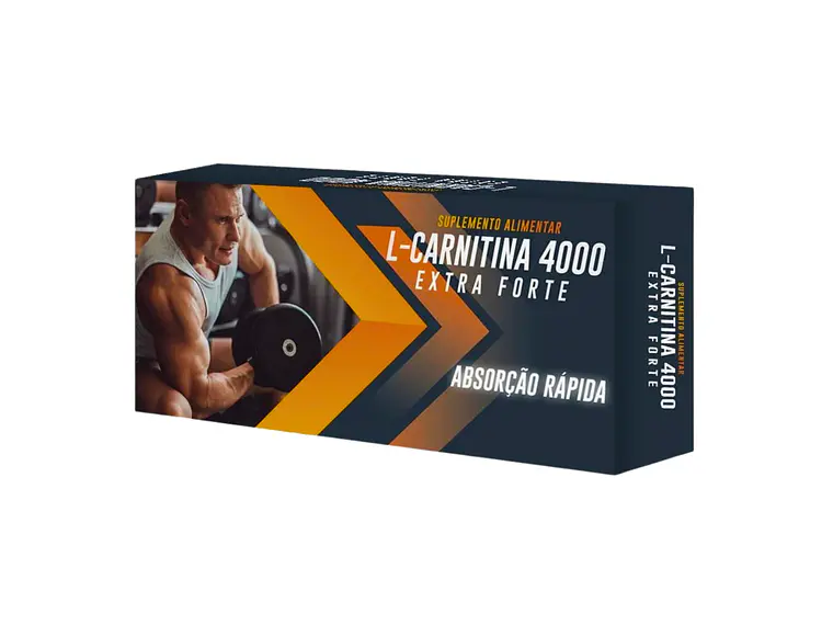 L-Carnitina 4000 Extra Forte 20 Ampolas Novo Horizonte 2
