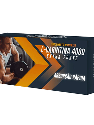 L-Carnitina 4000 Extra Forte 20 Ampolas Novo Horizonte