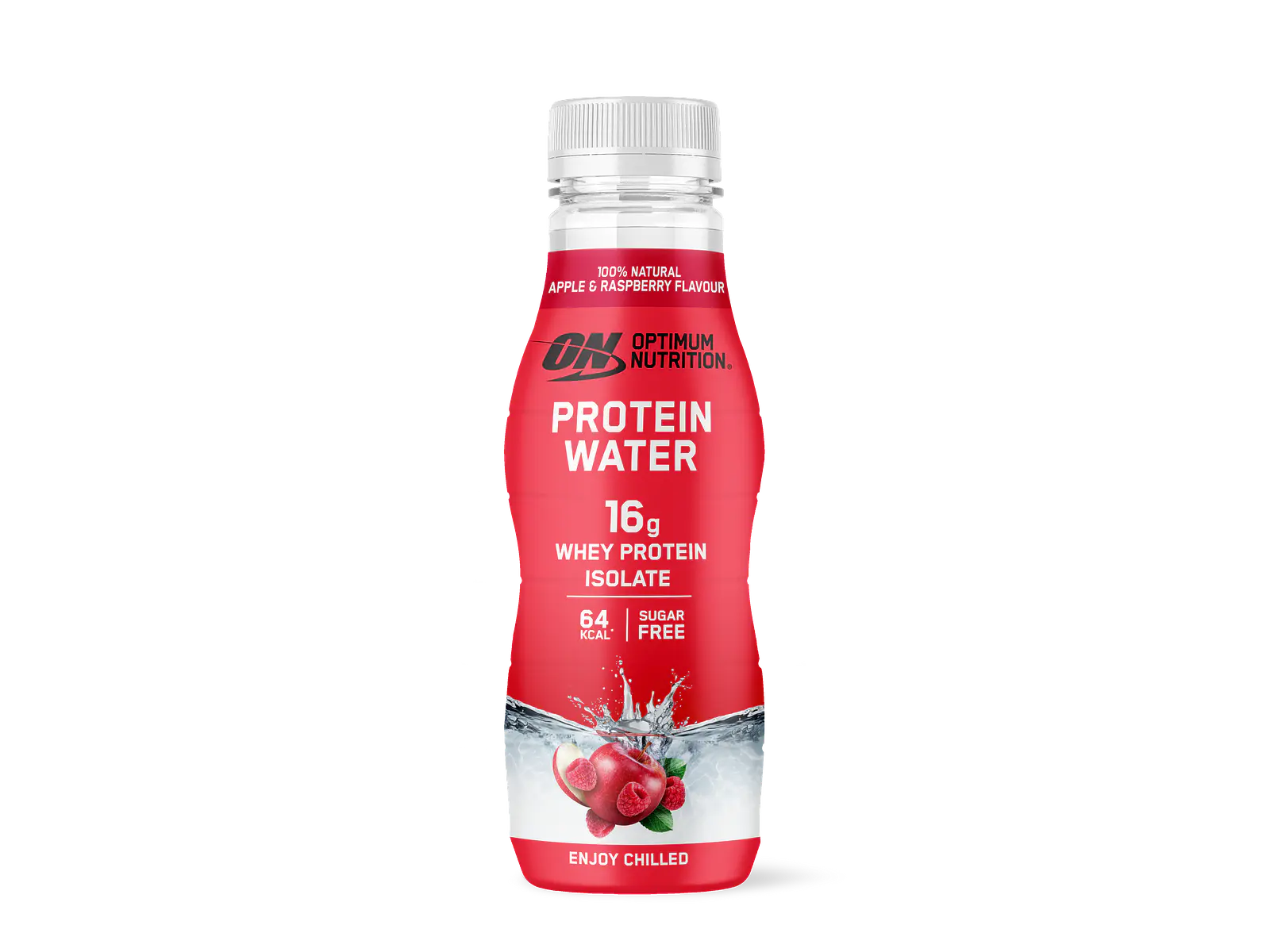 PROTEIN WATER 16 GR. WHEY PROTEIN 64 KCAL 330 ML OPTIMUM NUTRITION 3