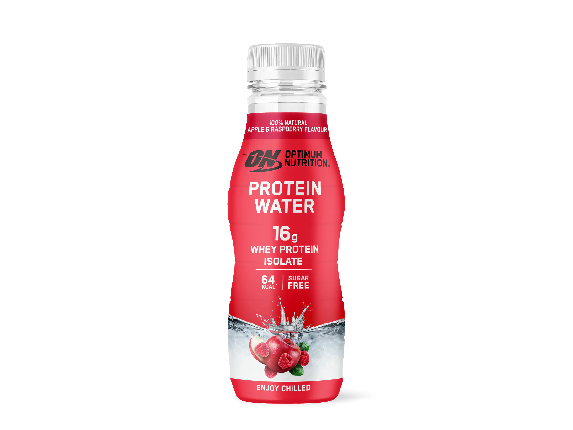 PROTEIN WATER 16 GR. WHEY PROTEIN 64 KCAL 330 ML OPTIMUM NUTRITION 3