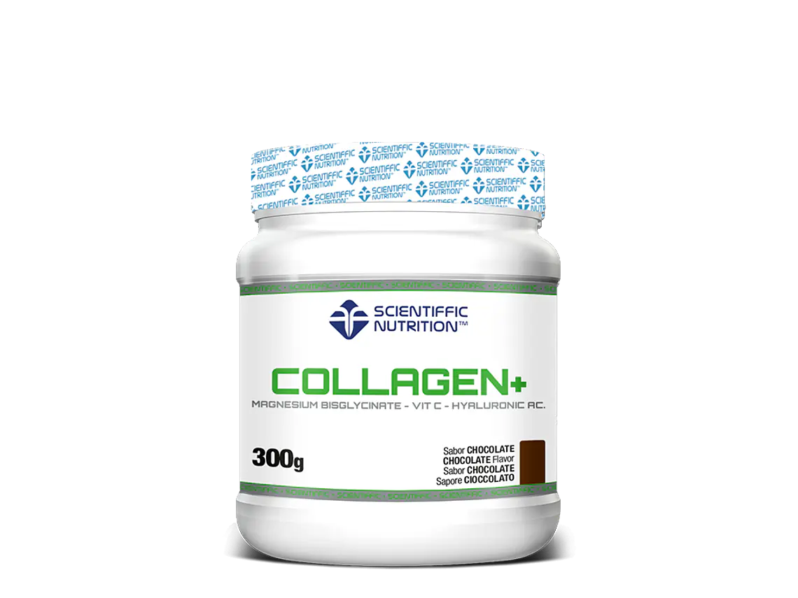 Colagénio + Magnésio Bisglycinato - Vit. C - Ácido Hyaluronic Chocolate 300g Scientiffic Nutrition 1