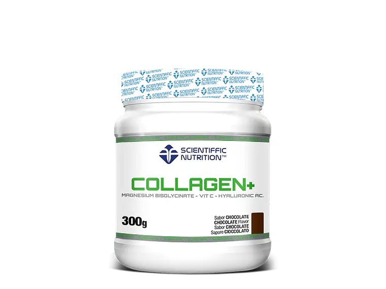 Colagénio + Magnésio Bisglycinato - Vit. C - Ácido Hyaluronic Chocolate 300g Scientiffic Nutrition 1