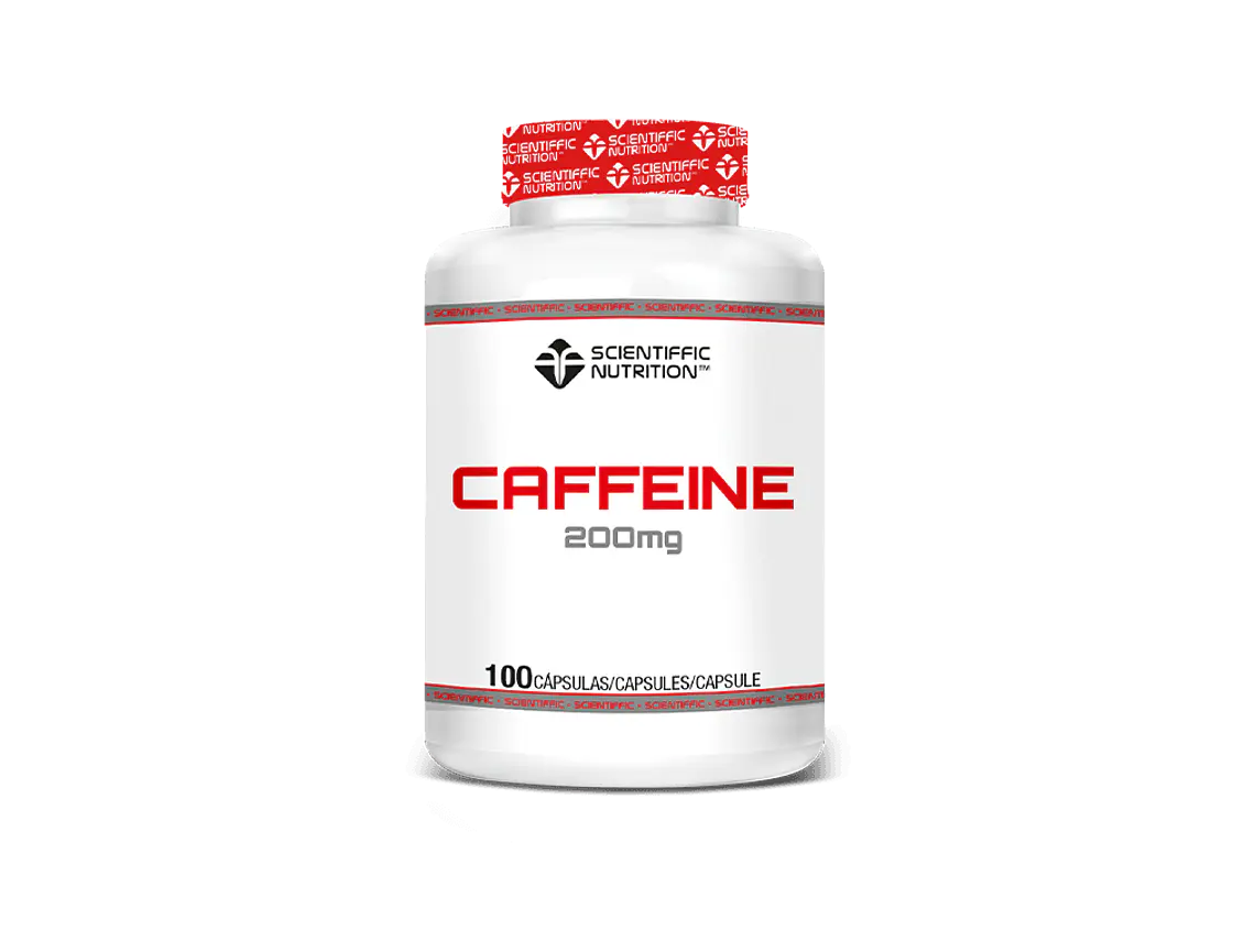 Caffeine 200mg 100 Cápsulas Scientiffic Nutrition 1