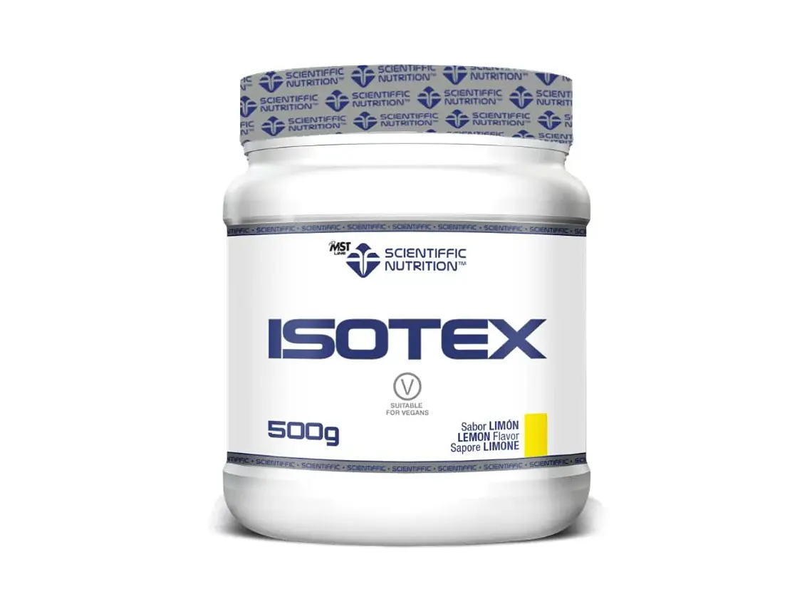Isotex Bebida Isotónica + Energia Limão 50g. Scientiffic Nutrition 1