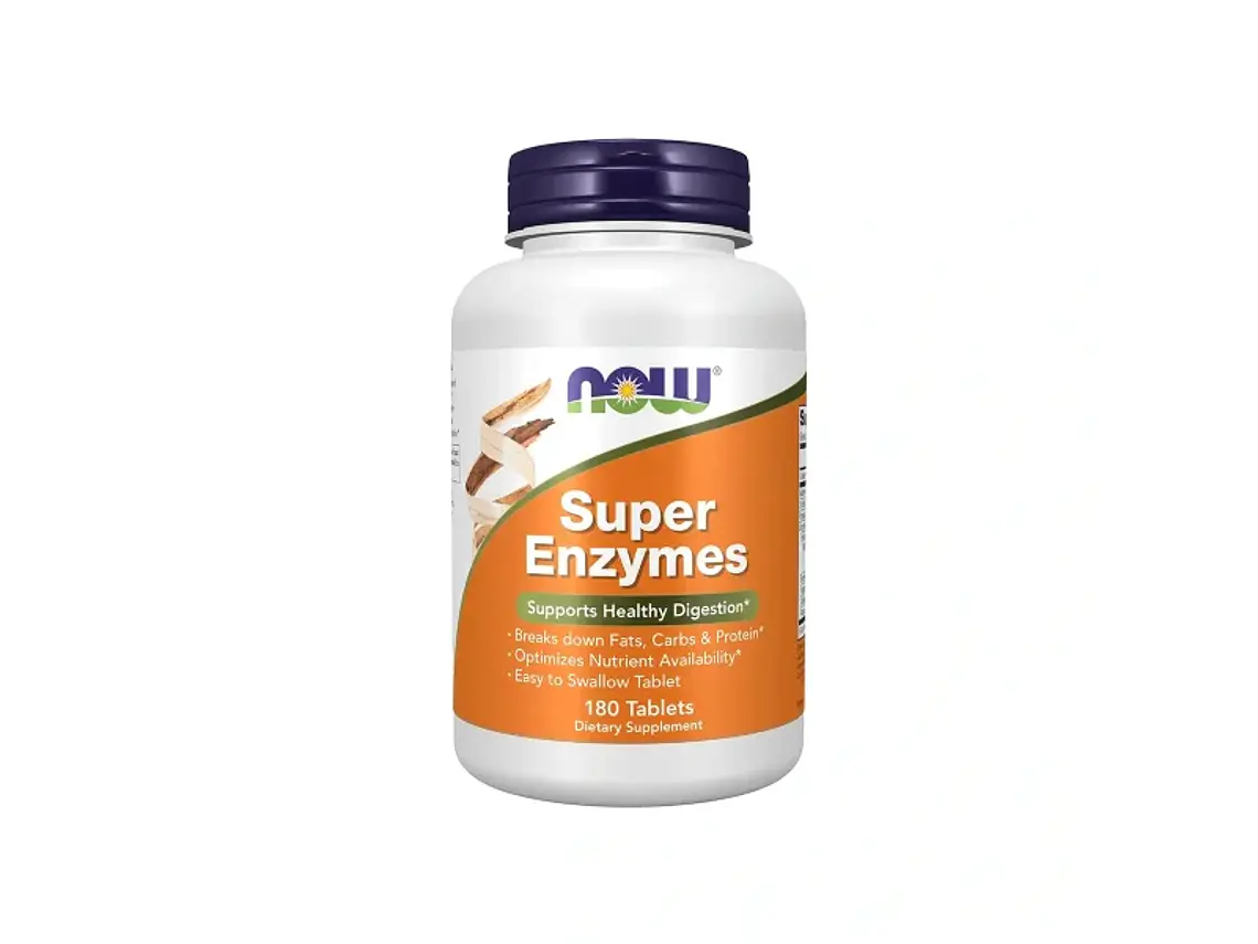 Super Enzymes 180 Comprimidos Now 1