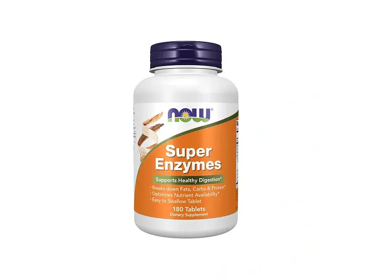 Super Enzymes 180 Comprimidos Now 1