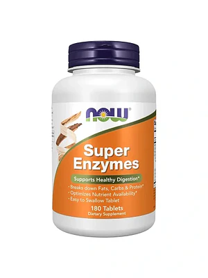 Super Enzymes 180 Comprimidos Now