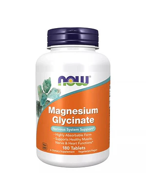 Magnesium Glycinate 180 Comprimidos Now