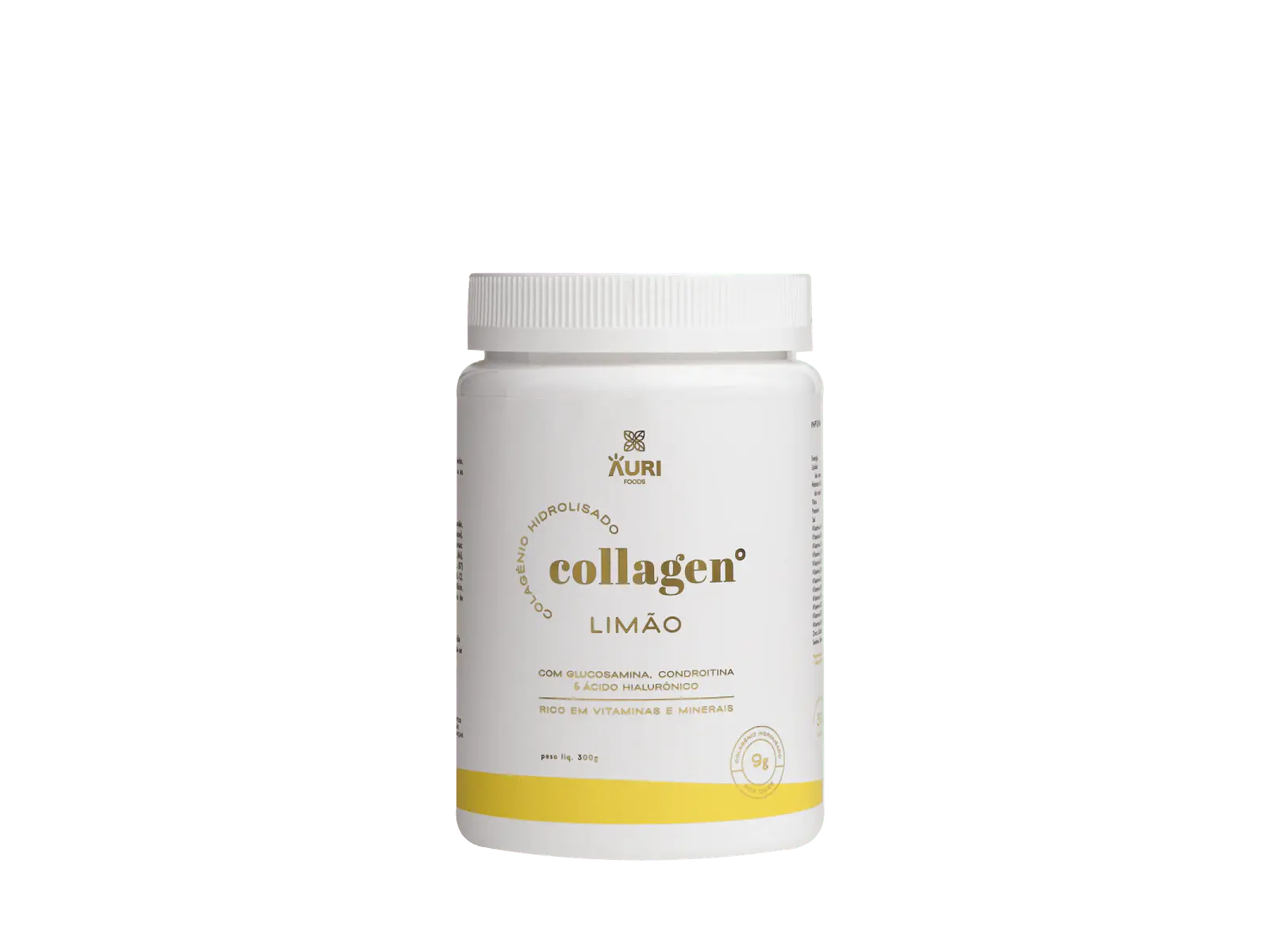 Colagénio Hidrolisado Limão 300 gr Auri Foods 1
