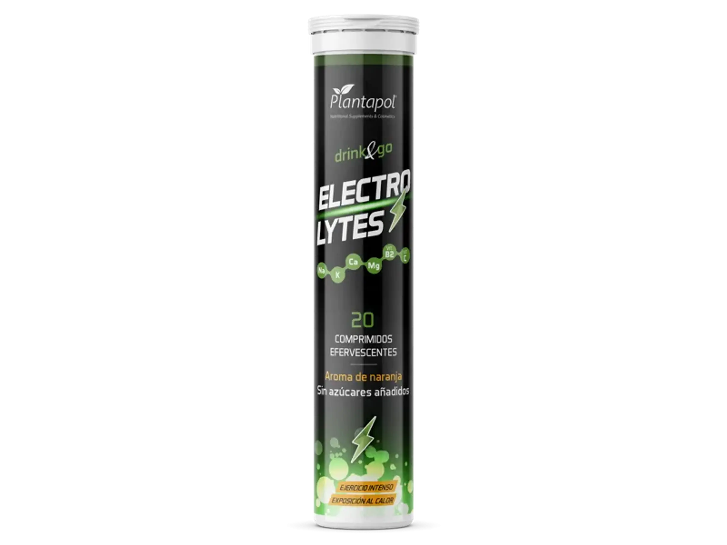 ELETRÓLITOS (NA,K, CA, MG, B2 E C) 20 COMPRIMIDOS EFERVESCENTES PLANTAPOL 1