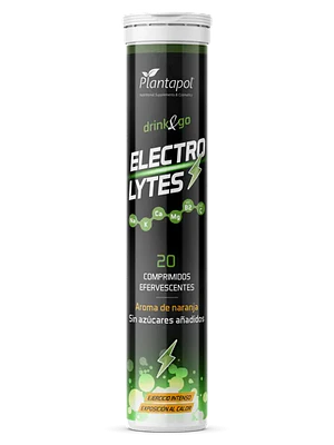 ELECTROLYTES (NA,K, CA, MG, B2 E C) 20 COMPRIMIDOS EFERVESCENTES PLANTAPOL