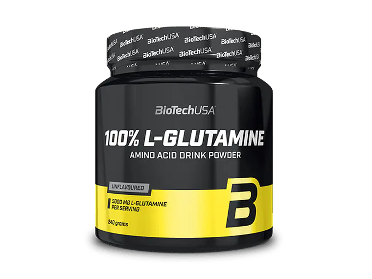 100% L-Glutamina 240 gr BiotechUSA 1
