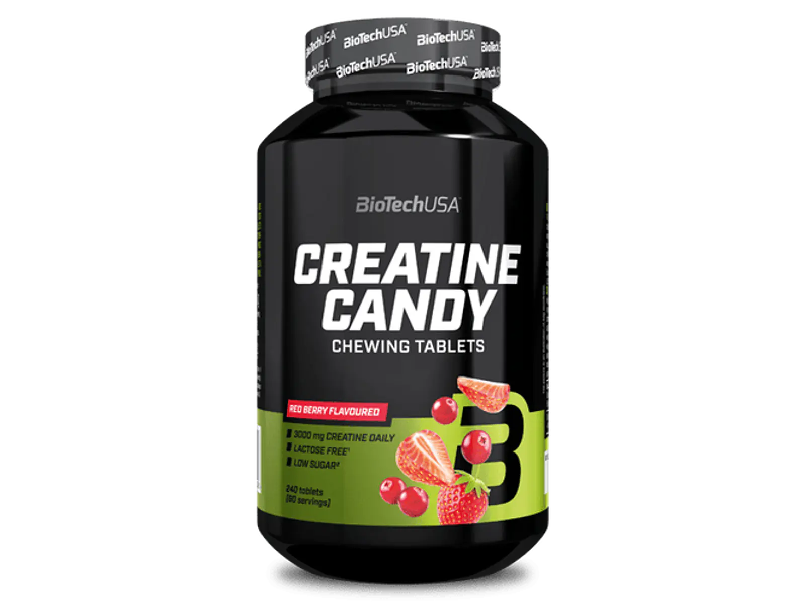 Creatine Candy Morango 240 Comprimidos BioTechUSA 1