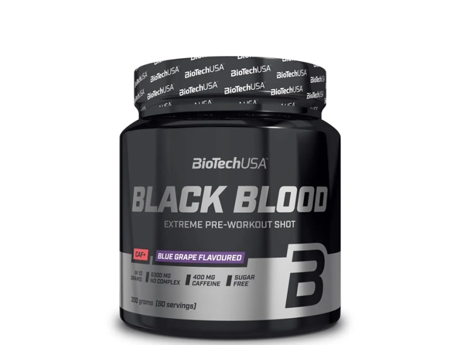 Black Blood CAF +  Uvas Azuis 300g BioTechUSA 1