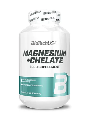Magnésio + Chelate 60 cápsulas BiotechUSA