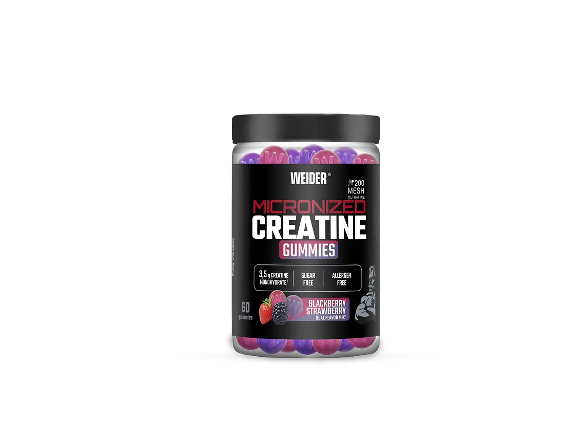 Creatina 60 Gomas Weider - Amora e Morango 1