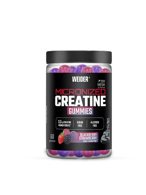 Creatina 60 Gomas Weider - Amora e Morango