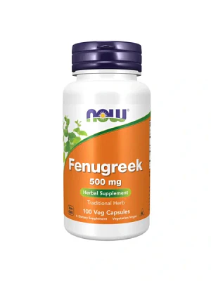 Fenugreek (Feno grego) 500 mg Veg 100 Cápsulas Now