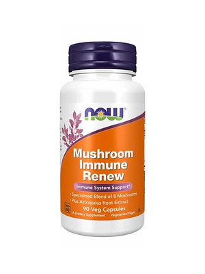 Mushrooms Immune Renew 90 Cápsulas Vegetais NOW