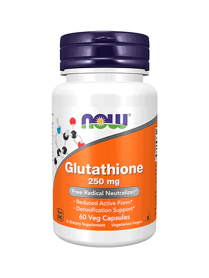 Glutathione 250 mg 60 Veg Capsules Now