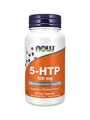 5-Htp 100 mg 60 Cápsulas Vegetais Now