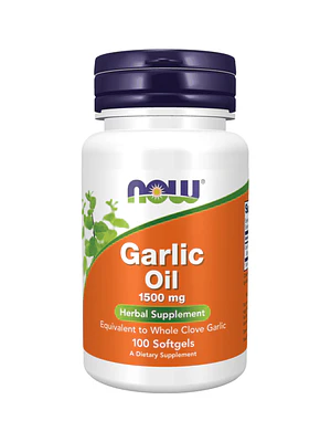 Garlic Oil 1500 Mg 100 Cápsulas Now
