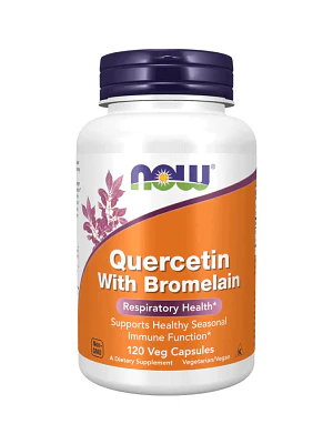 Quercetin with Bromelain 120 Cápsulas Vegetais Now